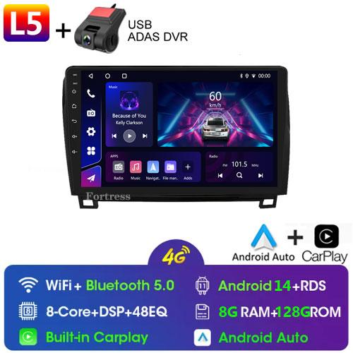 2Din Android Autoradio GPS for Toyota Tundra XK50 2007-2013 Sequoia XK60 2008-2017 Car Radio Multimedia Video Player Navi Stereo