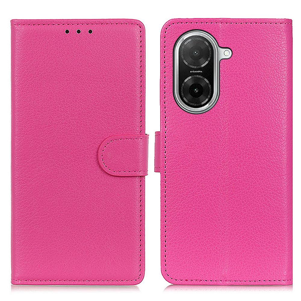 For Xiaomi Redmi A5 NFC (EU) (173.45*79.35*8.45mm) Wallet Case PU Leather Phone Cover Litchi Texture