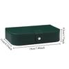 1 Stück Schmuck-Organizer-Box mit mehreren Fächern Ringe Ohrringe Halsketten Armbänder Tragbarer Aufbewahrungskoffer für Waschtisch Kommode
