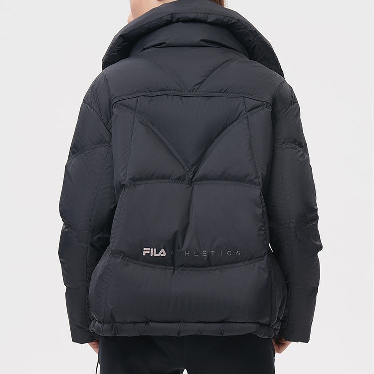 New FILA Athletics Down Jackets Women's Pitch Black A11W141917F-BK