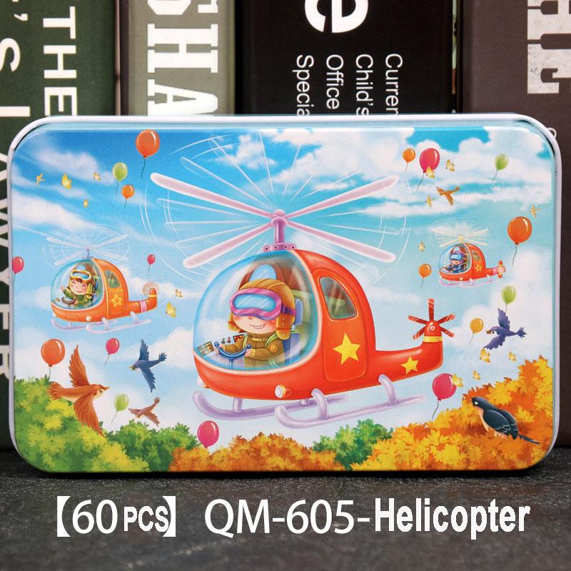 60pcs Wooden Jigsaw Puzzles 3D Cartoon Mermaid/Snow White/Cinderella/Princess/Helicopter/Hot Air Balloon Puzzles for Baby  Kids
