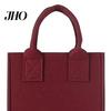Portabottiglie da Festival Borsa Doppia con Manico Portatile Ammortizzante Resistente Borsa in Feltro Riutilizzabile per Champagne Birra Borsa Regalo Durevole