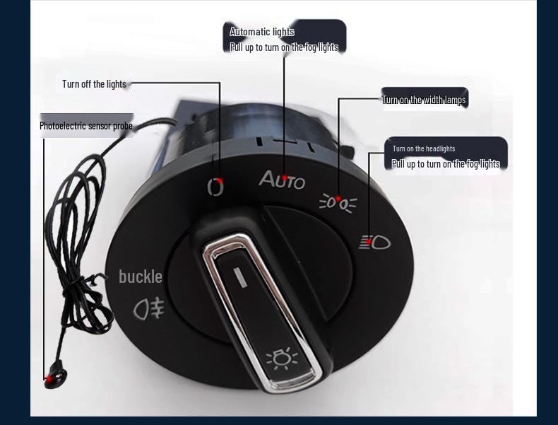 Compatible Automatic Headlight Switch for VW Lavida, Golf, Bora, Passat, Jetta, Polo, Tiguan