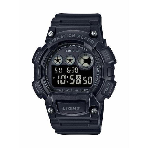 

Мужские кварцевые часы Casio с полимерным ремешком, черные, 38 (модель: W-735H-1BVCF)