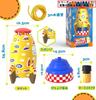 Toy Space Sprinkler, 360-Degree Rotating Water Sprayer, Outdoor Water Play Toy, Fountain, Parent-Child Interaction, Water Pressure Controlled Height,