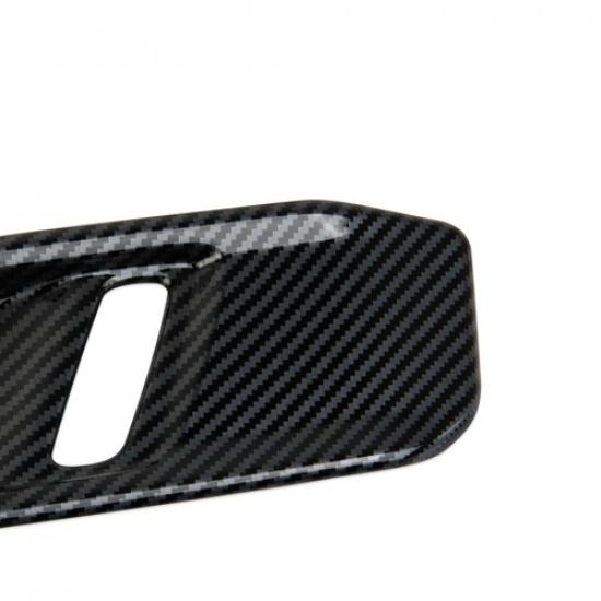 Carbon Fiber Style Interior 4-Door Handle Bowl Cover Trim For Honda Accord +