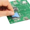 100pcs/lot10x10x1mm GPU CPU PS3 PS2 XBOX Heatsink Cooling Thermal Conductive Silicone Pad Works For TV Boards Proper Electronics