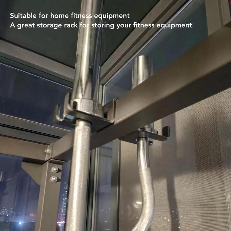 Barbell Holder Vertical Barbell Mount Rack Space-Saving Garage Accessories For Home Gym Strength Training Powerlifting Fitness