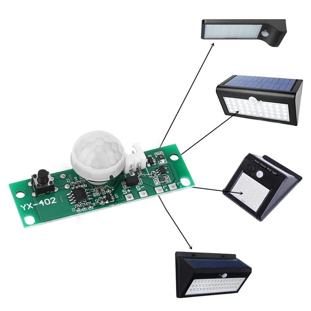 Solar Lamp Circuit Board Infrared Human Induction Wall Light Control Sensor Controller 3.7V Infrared Solar Lamp Circuit Board