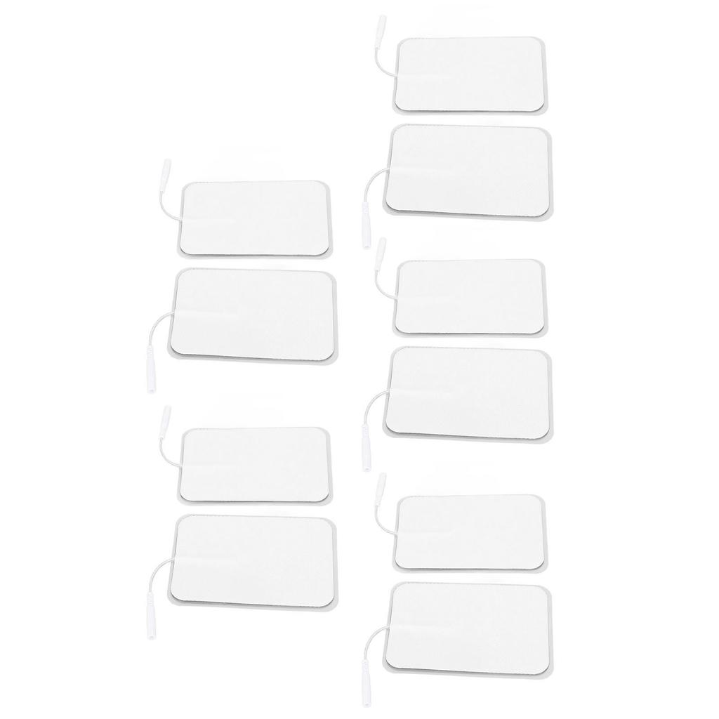10Pcs 7x10cm Electrode Patches Reusable TENS Unit Replacement Pads Sticky Hydrogel for