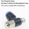 JSB4/6/8/10/12 Pneumatic Button Valve Quick Plug Pressure Relief Connector Normally Closed Manual Press Type Quick Exhaust Valve