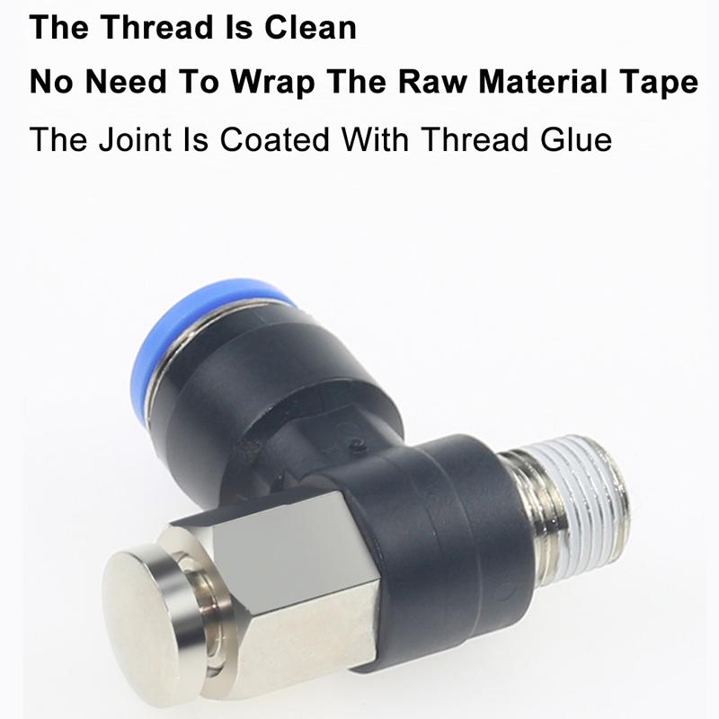JSB4/6/8/10/12 Pneumatic Button Valve Quick Plug Pressure Relief Connector Normally Closed Manual Press Type Quick Exhaust Valve
