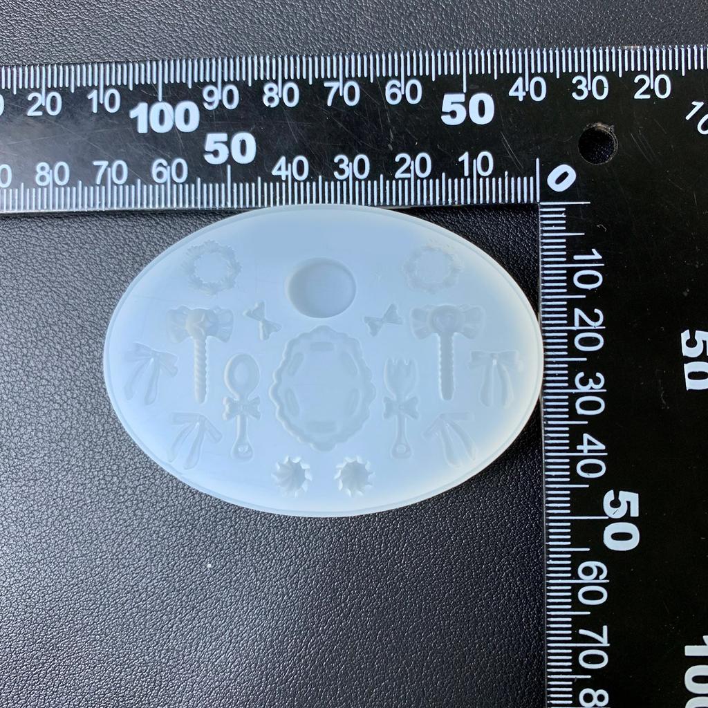 Flexible Reusable Silicone Craft Molds For Resin Jewelry Making And Mini Dessert Decorations
