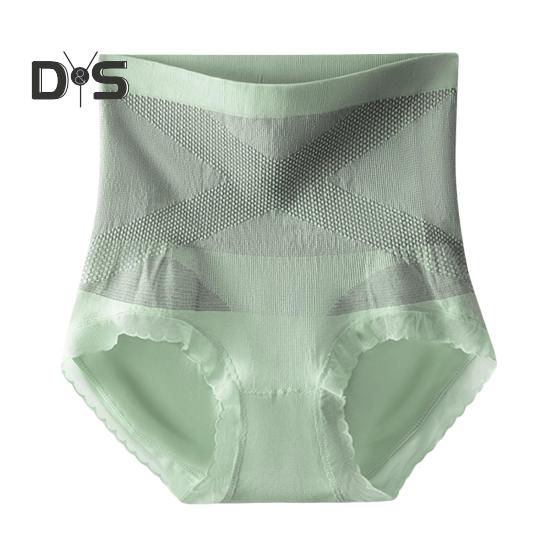 Lady Underpants High Waist Shaping Underwear Butt-lifted Thin Tummy Control Elastic Panties Compression Seamless Good Breathability Daily Sport Briefs