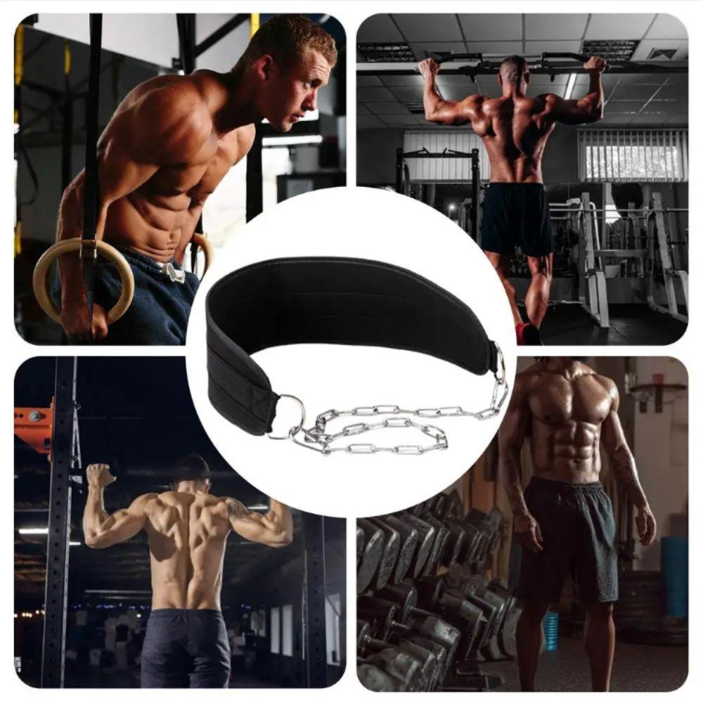With Chain Pull-up Belt Weight Lifting Weightlifting Belt Weighted Dip Belt  Weight Lifting
