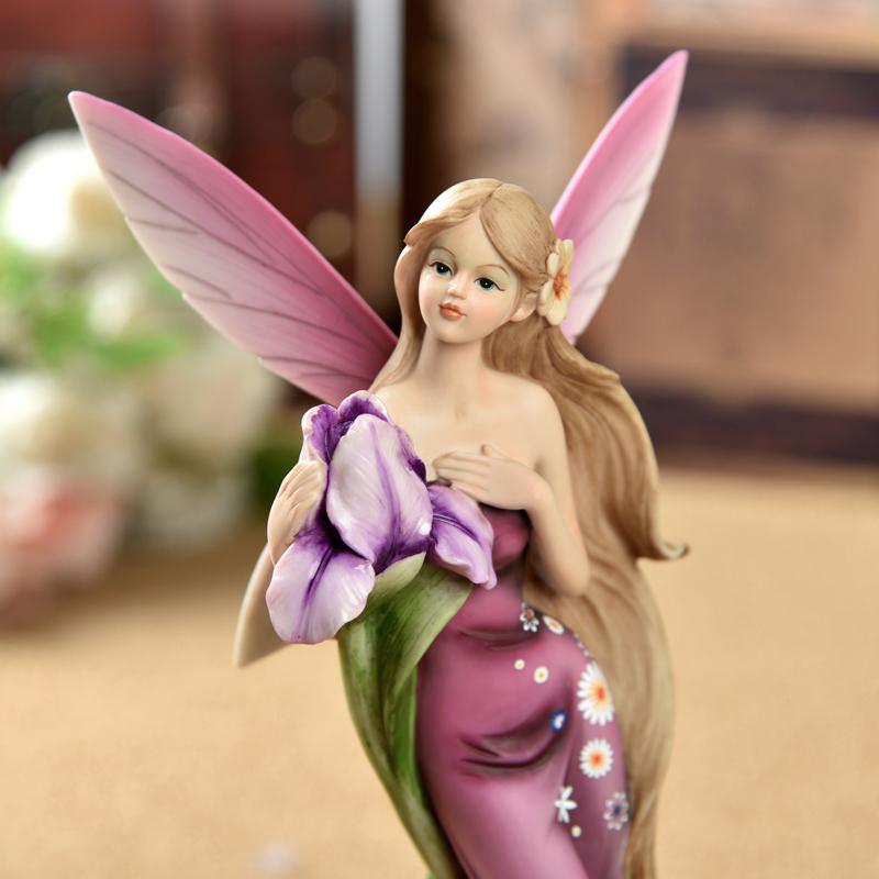 Luxury Home Decorations Beautiful Living Room Angel Ornaments Resin Doll Elegant Room Decorations Decorative Home Accessories