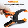 Quick Ratchet F-Clamp Set: Woodworking Clamps, Pliers, Pressure Plate, Tensioner, Complete F-Clamps Kit