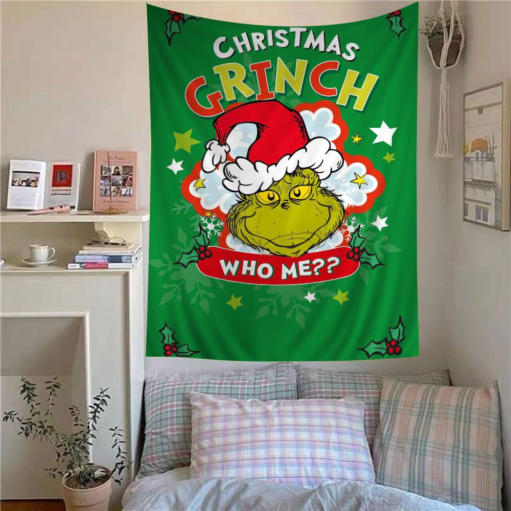 Film The G-Grinch C-Christmas Diy Wall Tapestry For Living Room Home Dorm Decor Wall Art Decor