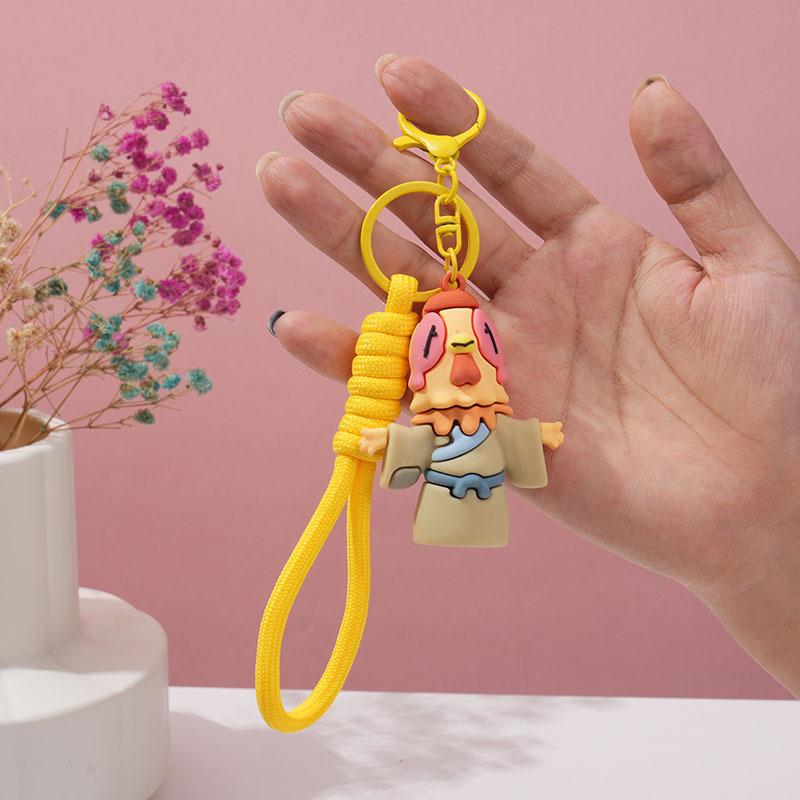 Yokai Anime Keychain Pendant: Cartoon Stray Mountain Doll Accessory & Bag Charm