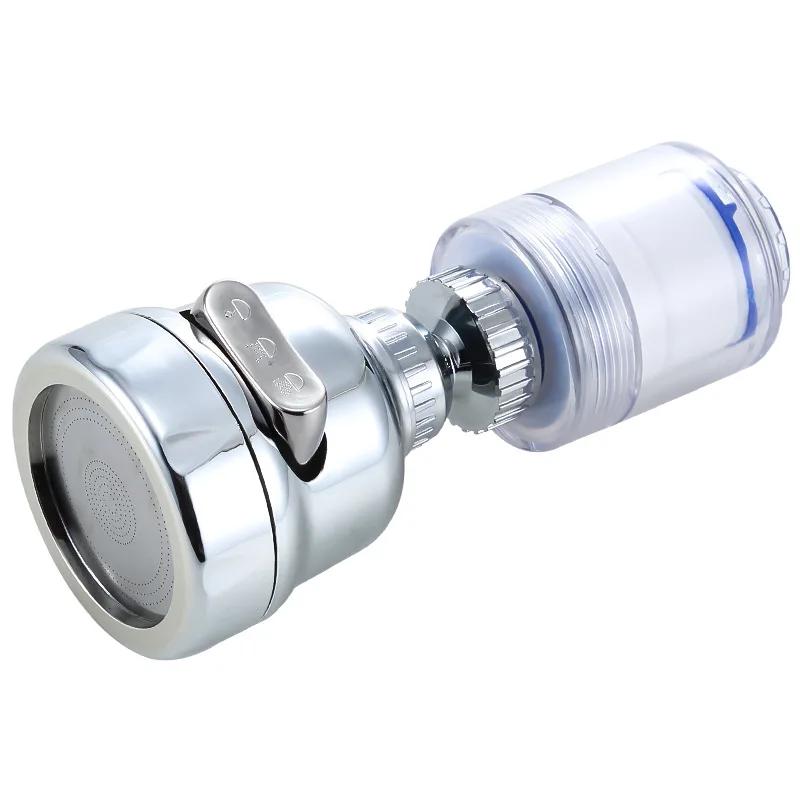 New Water Purifier Filter Tap 360 Degree Swivel Kitchen Faucet Aerator 3 Mode Sprayer Filter Diffuser Shower Water Saving Nozzle