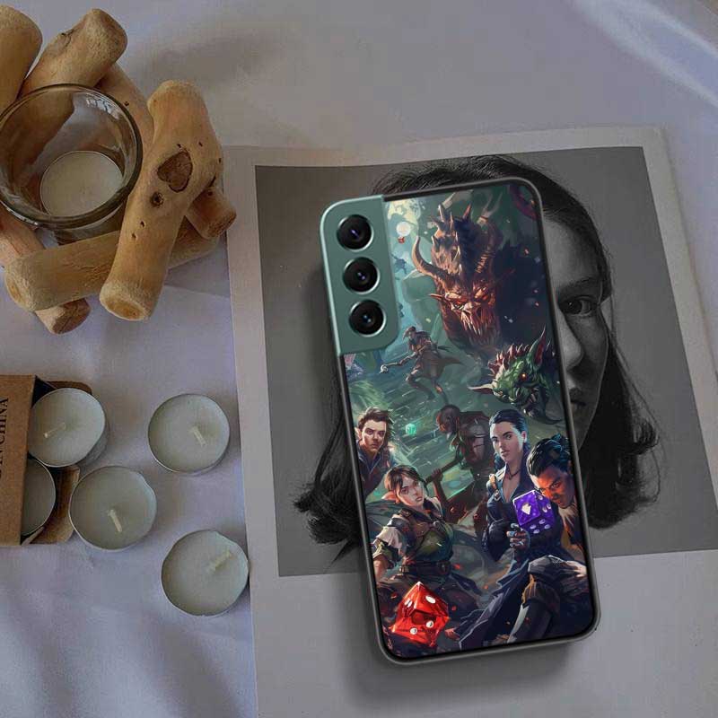 Game D-Dungeons D-Dragons D-DND Phone Case For Samsung Galaxy S22 S25 Ultra S21 S10 Plus S26 Edge S20 S23 S24 FE Cover Silic