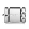 Korean Style 304 Stainless Steel Multi-purpose Compartment Plate