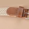 Women Belt Adjustable Pins Wide Elastic Band Poreless Stretch Belt Roll-up Free