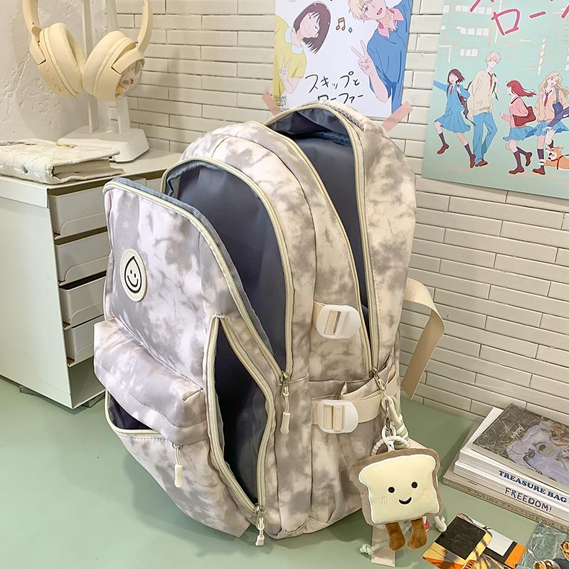 Sac d'école pour lycéen(ne)s, sac à dos grande capacité pour femmes