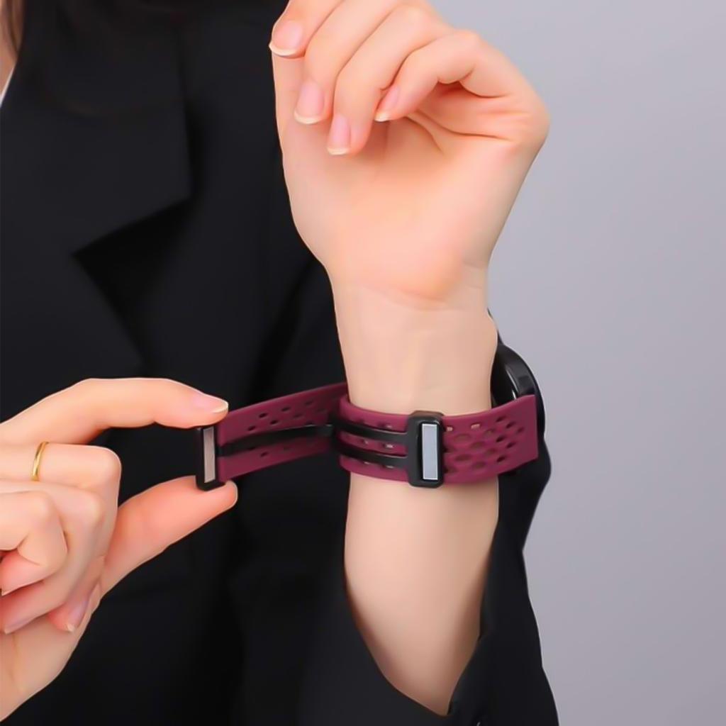 Case+Strap for Samsung Galaxy Watch 7 6 5 4 40/44mm Silicone Magnetic Band Tempered Glass Screen Film PC Protector Cover Bumper