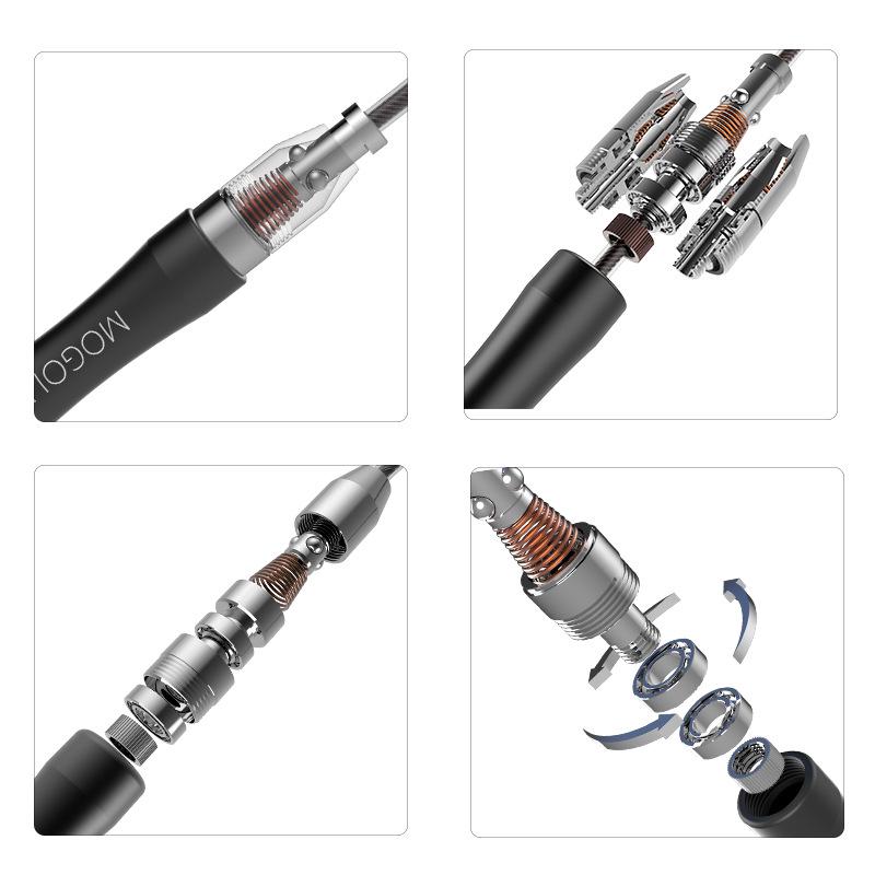 Silicone Self-Locking Speed Jump Rope for Students & Professionals