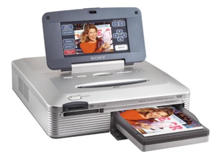 SONY Digital Photo Printer with Folding Monitor DPP-SV77