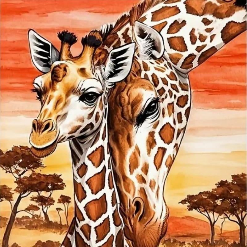 5D Diamond Painting Full of Diamonds, Animal DIY Round Diamond Square Diamond Hanging Diamond Sticker Living Room