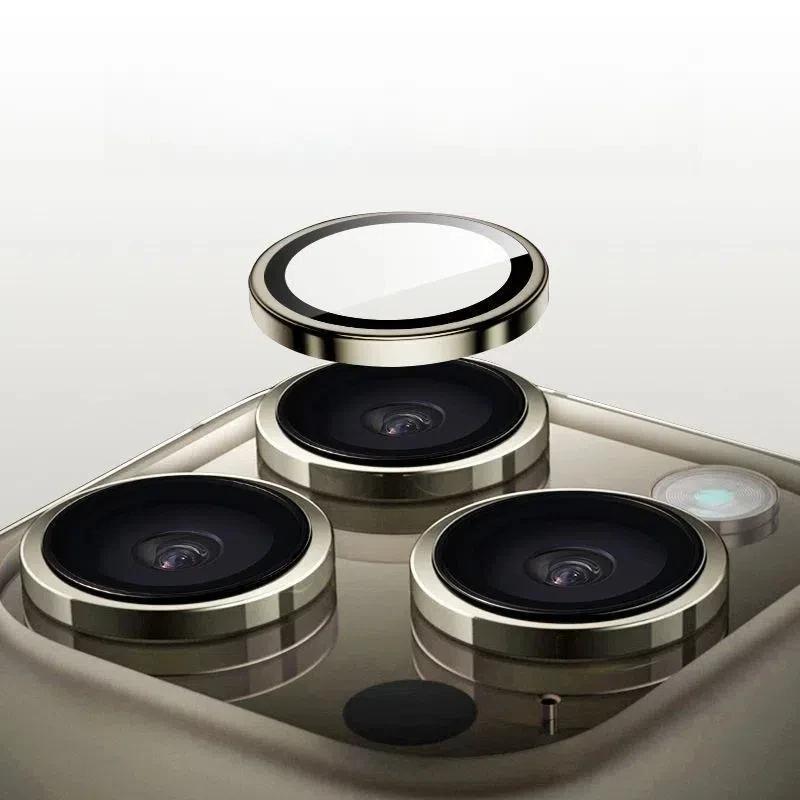 HD 9H Metal Camera Glass Protect Cover for IPhone 17 Air 16 15 14 Plus 13 Pro Max Anti-Scratch 3D Lens Tempered Film Accessorios