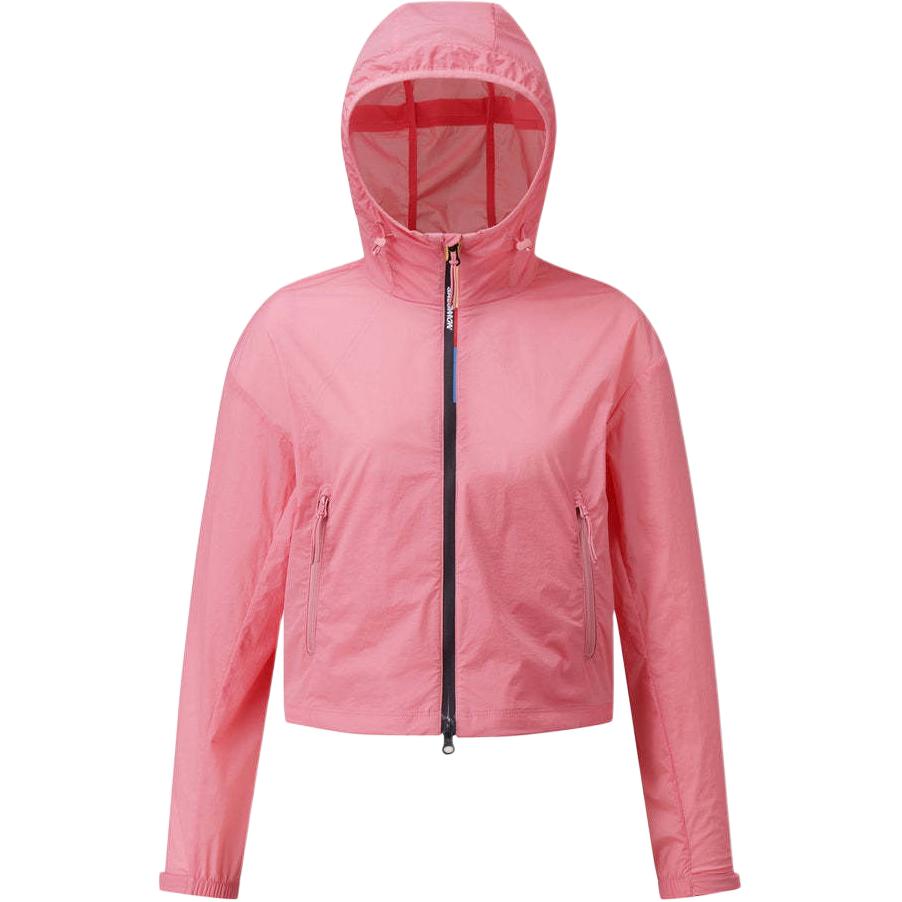 Salomon Modisey Aero Logo Outdoor Hooded Windbreaker Jacket Women Jacket Pink C28216
