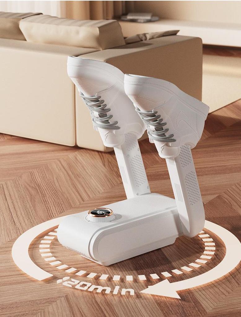 Folding Multi-Functional Retractable Shoe Dryer & Timer