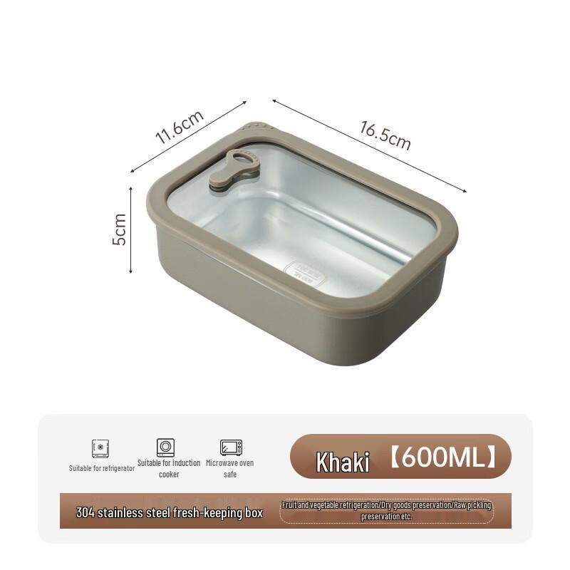 ZISIZ Heated Stainless Steel Lunch Box