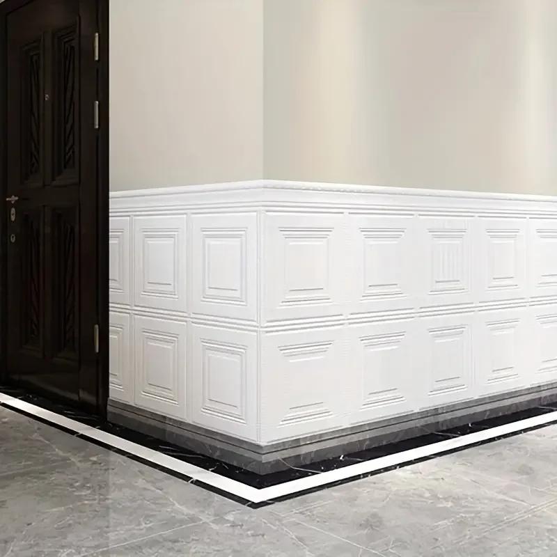 Waterproof Wall Stickers Decoration Adhesive Kitchen Decorations 3d Panel Wall Sticker Wallpaper Living Room Sheet Paper Self