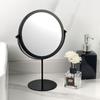 Rotating Metal Makeup Mirror European-style Dormitory Beauty Mirror  Desktop