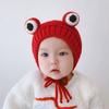 Warm Frog Knitted Hats Hip Hop Baby Children Beanie Caps Winter Autumn Hats  Newborn Toddler