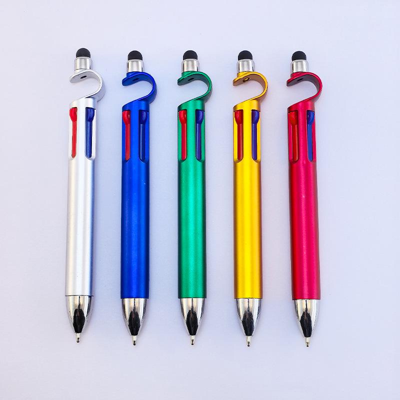 Stilo Touch Multicolore & Penna a Sfera 4-in-1 con Incisione Laser - Perfetto per Riunioni & Regali Promozionali
