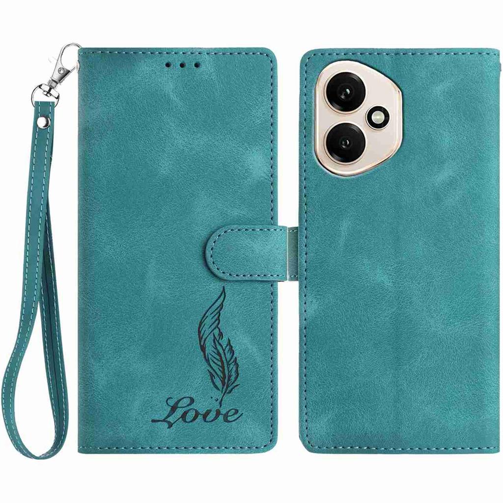 Quill Pen Embossed Pattern Flip Card Design Wallet Case for Huawei P10-P50,Honor 9 Lite,Y6P,Y5 2018,P40,P20 Lite,Magic7...(8-Color)