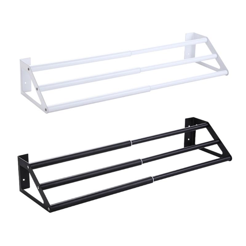 Upgrades Stainless Steel Towel Hold with Extendable 3 Rod Modern Towel Organize Suitable for Bathroom & Kitchen Use