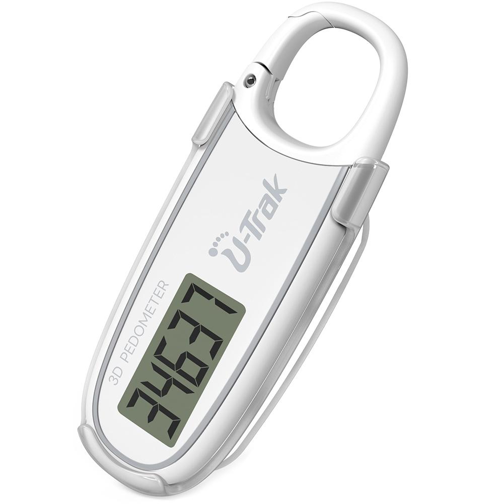 

Walking 3D Pedometer LCD Display Step Tracker with Carabiner for Women Men