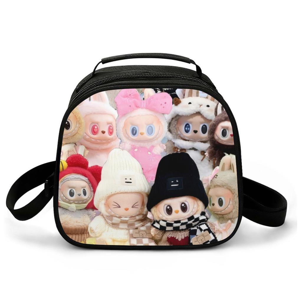 Picnic Bag Primary And Secondary School Students Thermal Insulation Bag Cartoon Animation Handbag Lightweight Wear-Resistant Lunch Box Bag