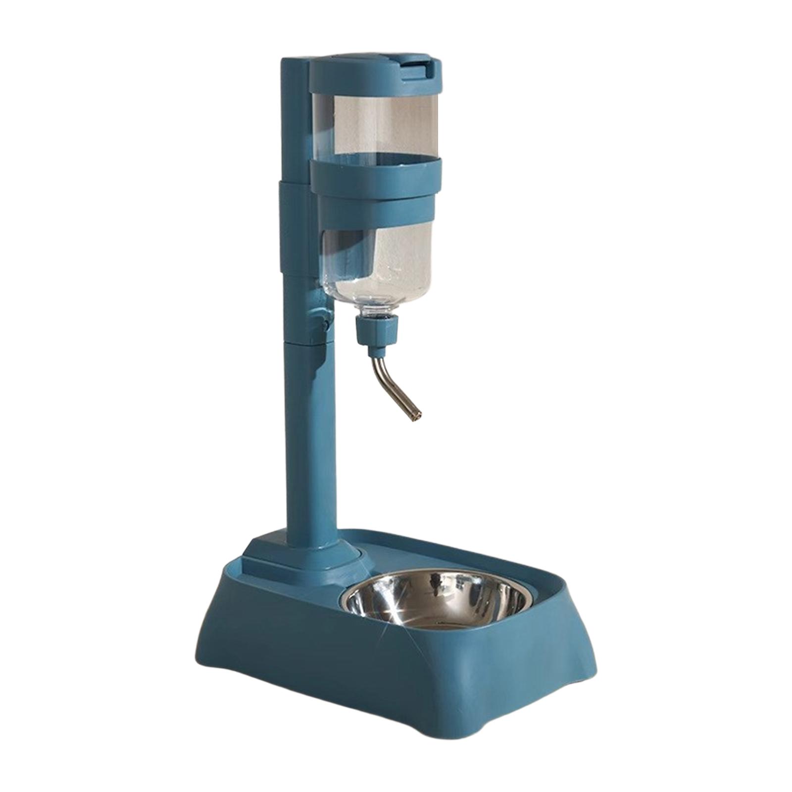 

Space Saving Hanging Pet Water And Food Container With Easy Clean Design For Indoor Use синий