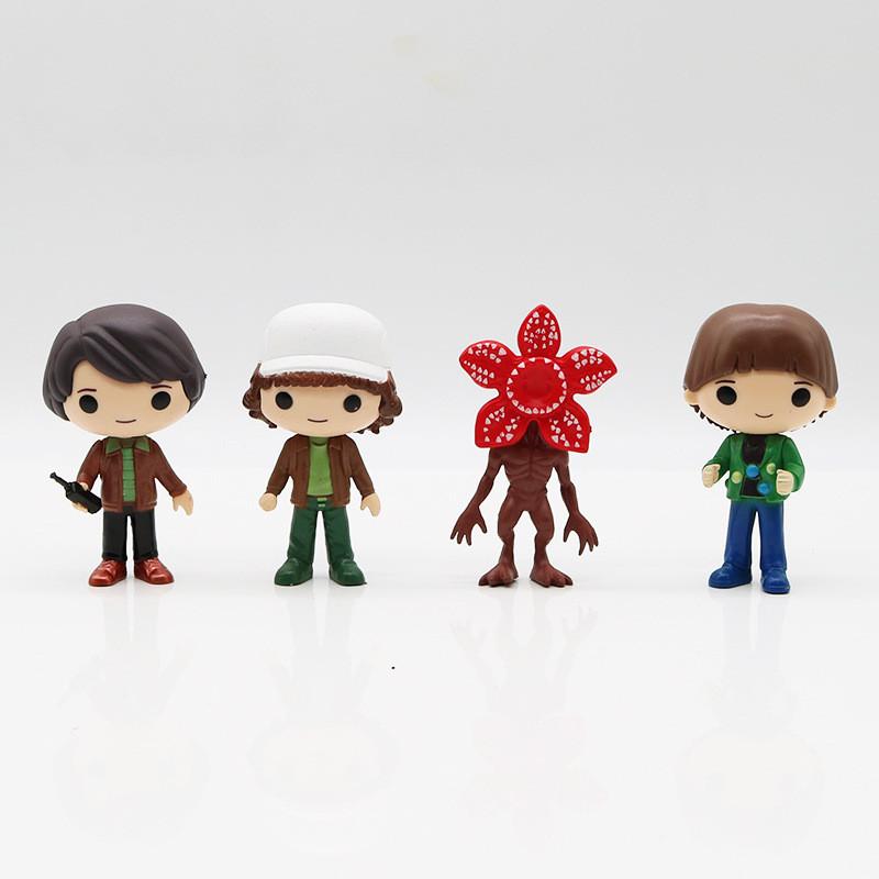 Stranger Things 5 Pvc Figure Set With Movable Heads For Collectors And Fans