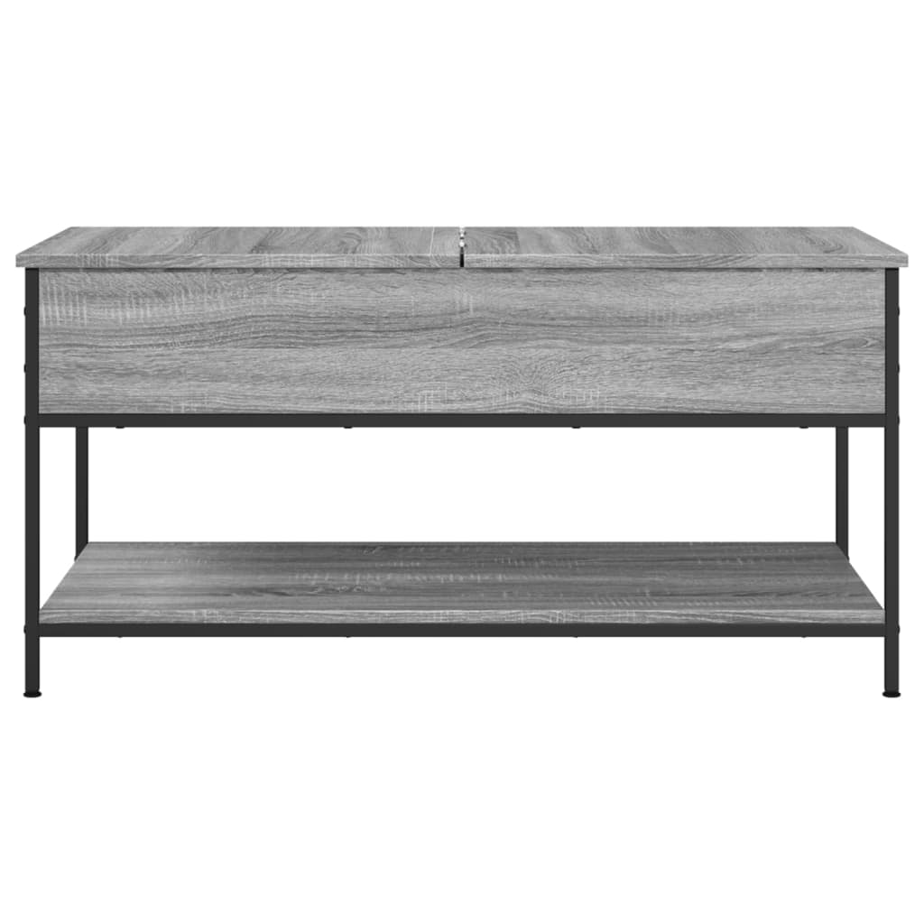  Coffee Table, Grey Sonoma Oak, 100x50x50 Cm