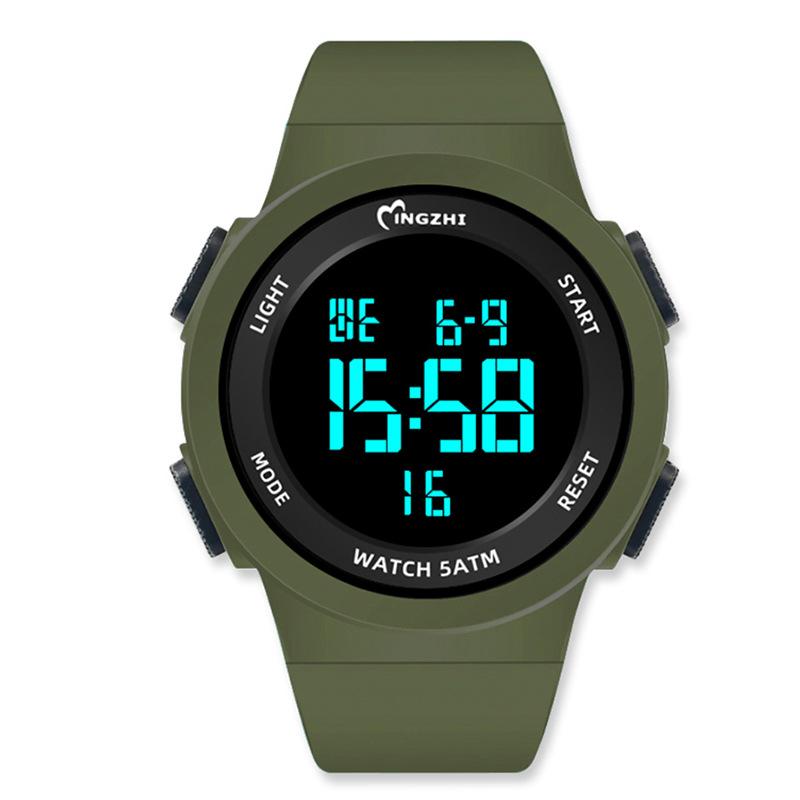 Top Brand New Sports Luminous Electronic Watch Chronograph Swimming Multifunctional Student Electronic Watch for Men