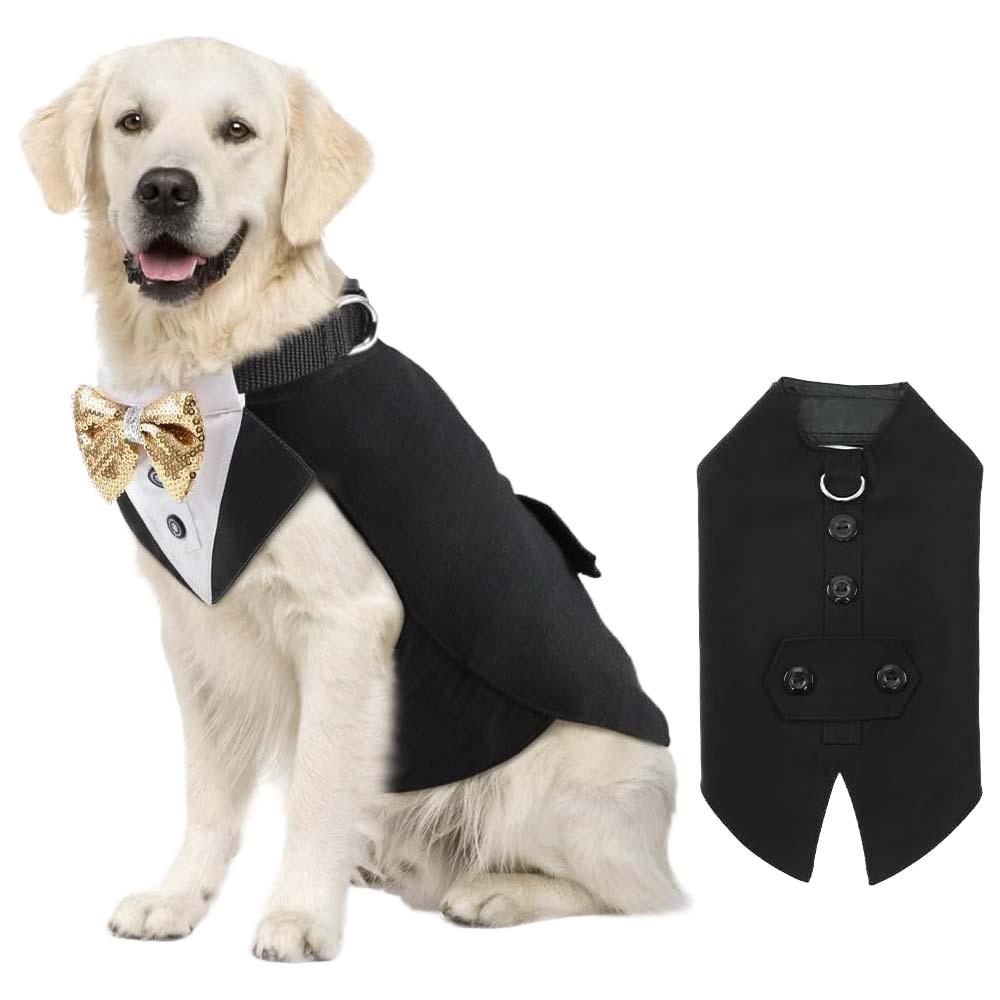 Heißer Verkauf Hundehochzeitshut und Smoking Anzug für Herren Haustiere