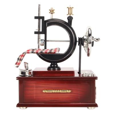 Retro Spieluhr Vintage Nähmaschine Spieluhr Dekorative Plastikspieluhr für Geburtstag
